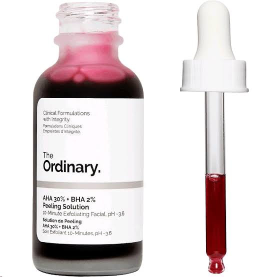 The Ordinary AHA 30% BHA 2% Peeling solution 30ml with Batch Code