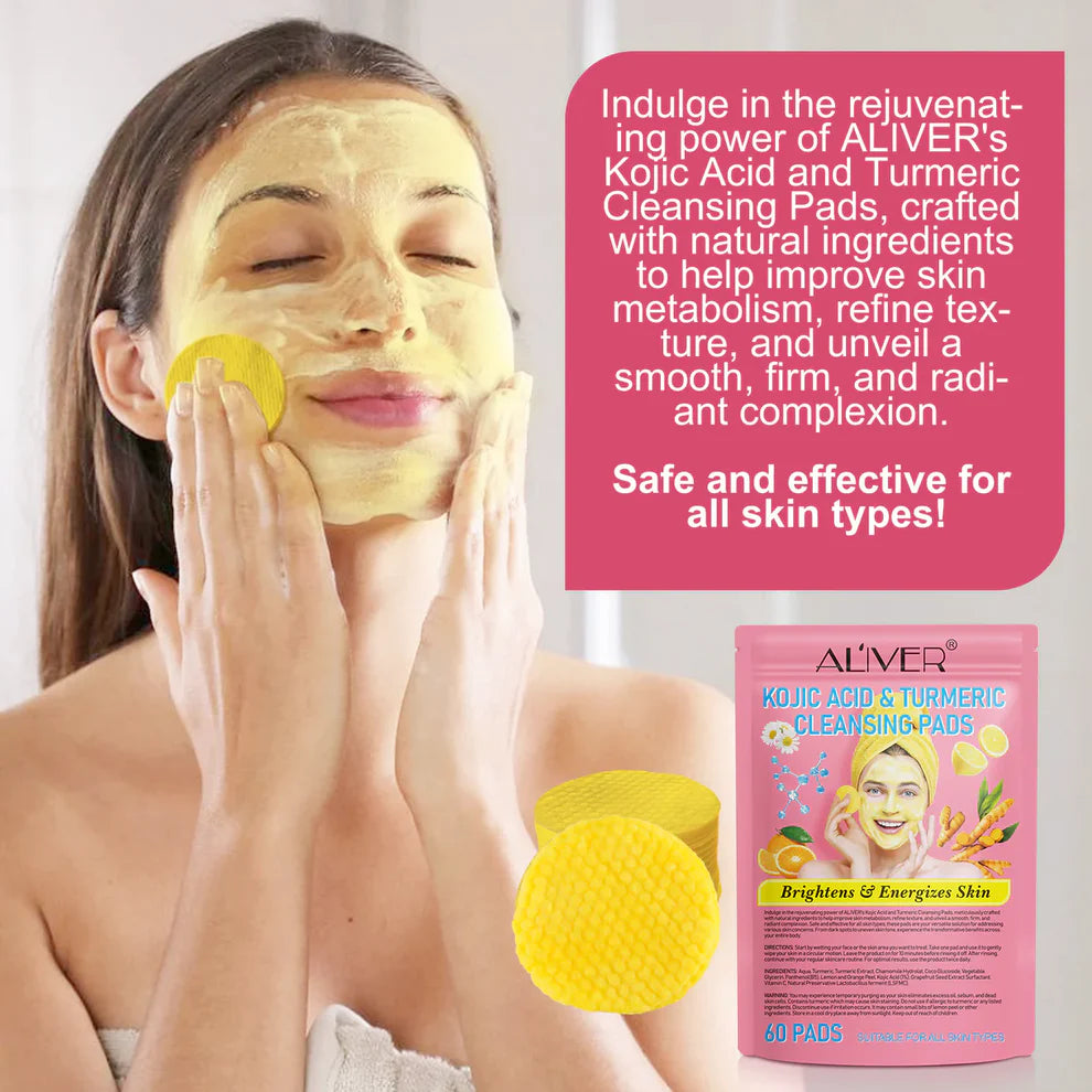 Kojic Acid and Turmeric Cleansing Pads