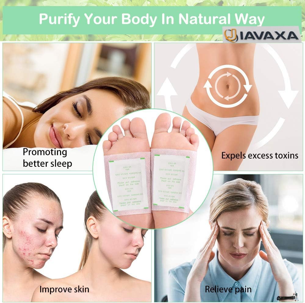 100% Herbal & Gentle Ingredient Detox Foot Patch