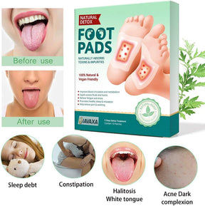 100% Herbal & Gentle Ingredient Detox Foot Patch